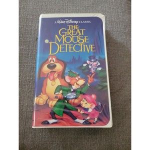 The Adventures of the Great Mouse Detective (VHS, 1992)